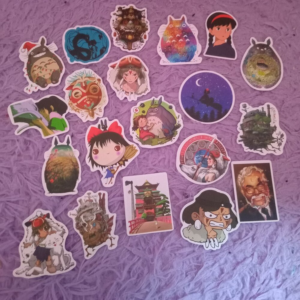 Lot of Studio Ghibli Stickers